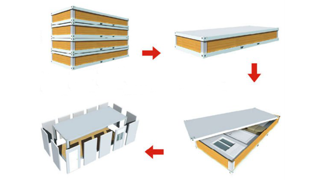 Containere Flat pack